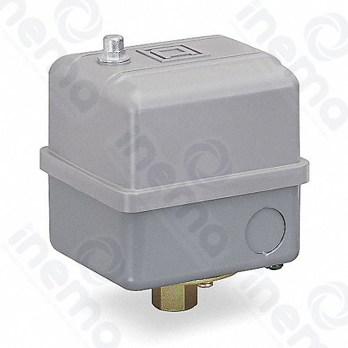 SWITCH DE PRESIÓN SQUARE D DE 40 A 200 PSI OFF/ON 80-100 PSI